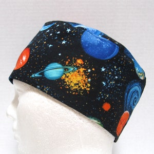 Surgical Cap or Scrub Cap Astronomy, Space Galaxy, Planets, Stars