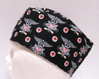 Male or Unisex Nurse Scrub Hat or Surgical Cap