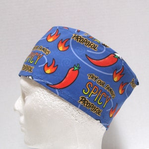 Scrub Cap, Scrub Hat, Surgical Scrub Hat for an Anesthetist or CRNA with Spicy Propofol