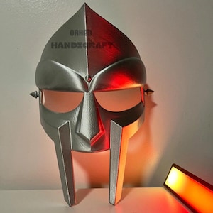 MF DOOM Rapper Mask Madvillain Face Medieval Armor Gift For Halloween & Christmas