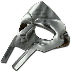 MF Doom Gladiator Mask Medieval Metal Face Armor Replica Medieval
