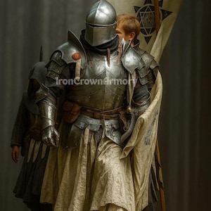 Medieval Barbuta Full Armor Suit - Barbuta Knight Full Plate Armor - Barbuta Knight -Steel Cosplay Outfit For Reenactment - Personalize Gift