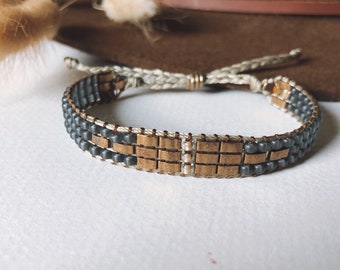 beaded bracelet, loom bead bracelet, stacking bracelet, Cocktail Bracelet