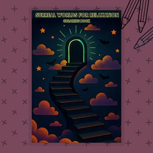 Weirdcore målarbok: Surrealistiska drömlandskap, gränsområden (PDF-nedladdning)