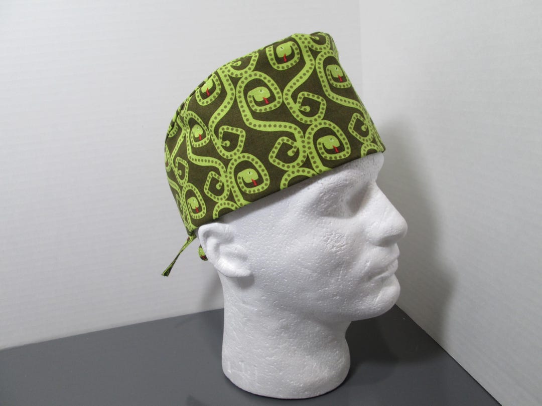 Snake Hand Scrub Snakes Galore Unisex Surgical Scrub Cap - Etsy