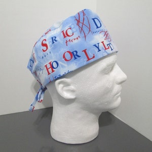 Patriotic Service, Honor, and Loyalty Unisex Surgical Scrub Cap