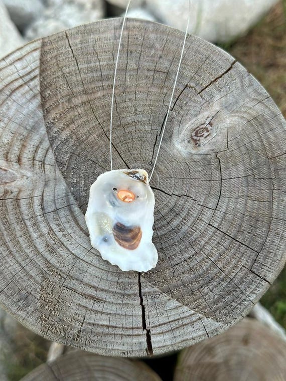Natural Oyster Shell Necklace Handmade Real Shell Pendant  display picture 2