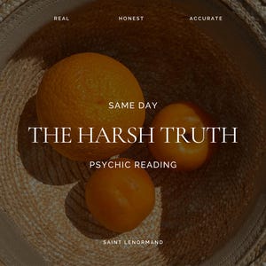 Lectura de la cruda verdad / Lectura psíquica honesta, directa y real con cartas de Lenormand o cartomancia
