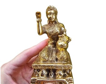 Nang Kwak Thai Amulet: Goddess of Wealth, Good Luck Yant (14 X 10
