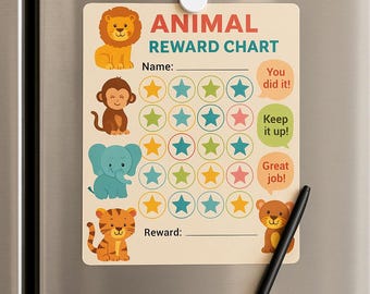 Printable Kids Reward Chart – Editable Star Chart for Toddlers & Children