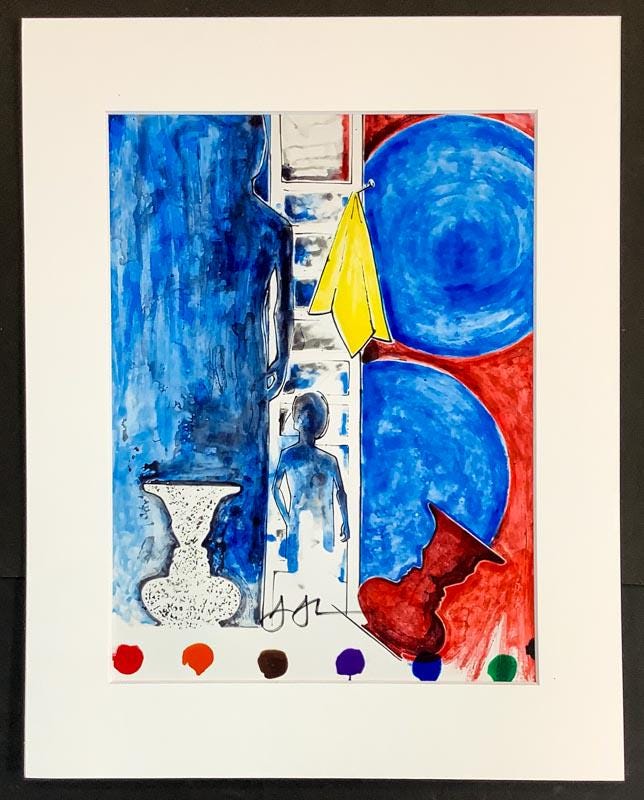 Jasper Johns Map Framed - Etsy