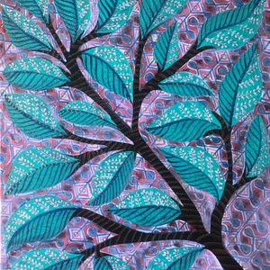 Wintergreen Leaves - Original Painting - 16&quot; x 20&quot;