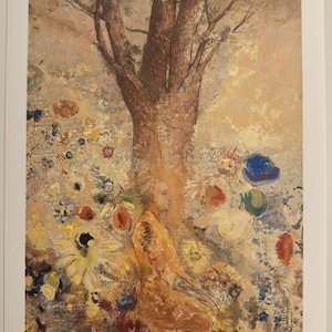 Odilon Redon &quot;The Buddha&quot; Lithograph, Signed