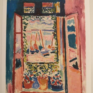 Henri Matisse &quot;The Open Window&quot; Limited edition Lithograph, Signed & Numbered