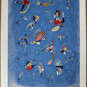 Wasily Kandinsky | Sky Blue Lithograph Print | Limited edition | Signed & Numbered