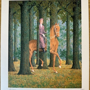 René Magritte | Litografia „The Blank Signature” | Edycja limitowana | Podpisane i numerowane