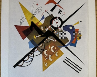 Wassily Kandinsky 'In White II' gesigneerde en genummerde lithografieafdruk | Beperkte oplage | Bauhaus-kunstenaar