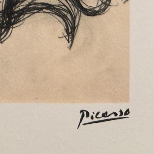Pablo Picasso | Portrait of Françoise Gilot Lithograph | Limited