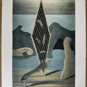 René Magritte | Wrack der Schatten Lithographie | Limitierte Auflage | Signiert und nummeriert