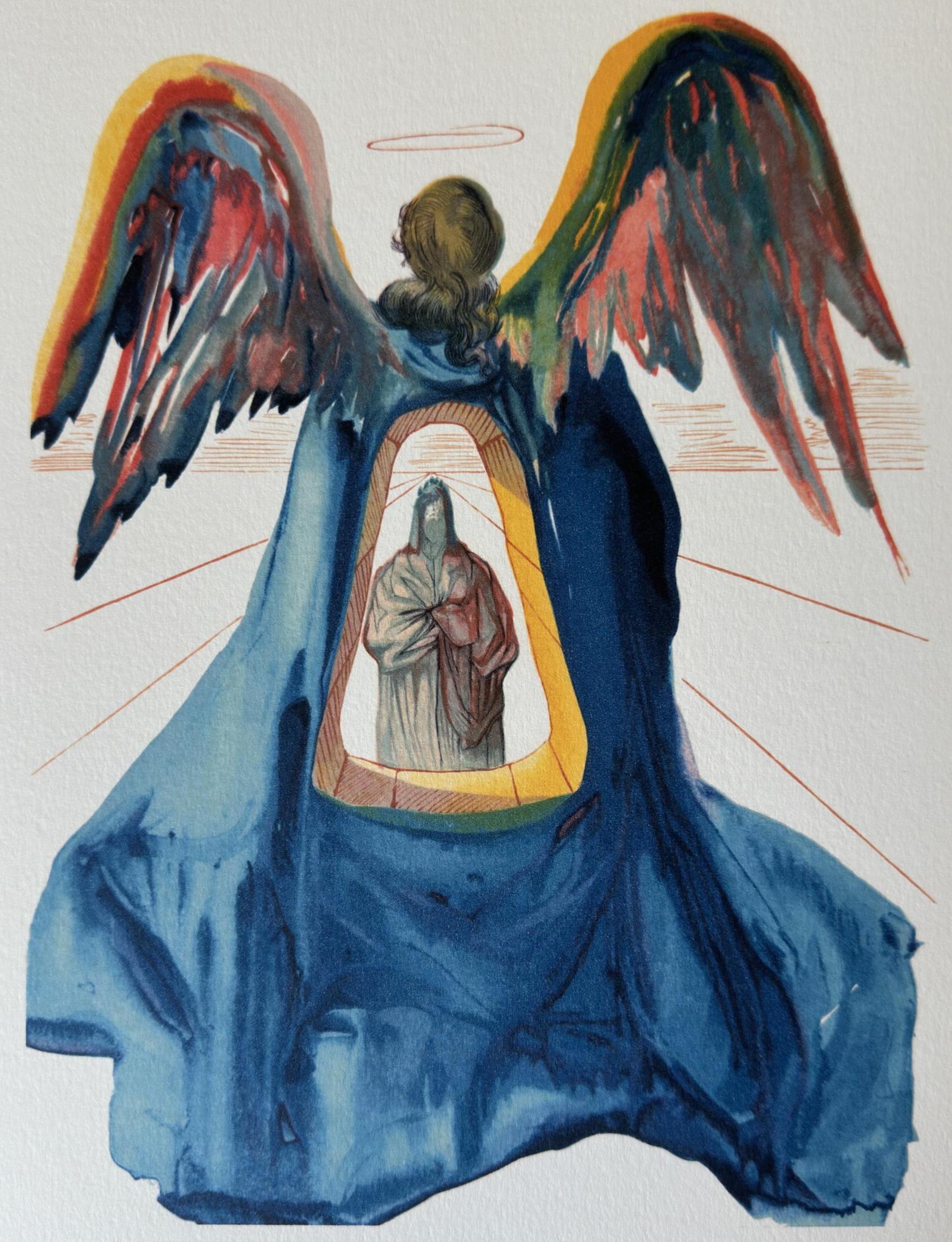 サルバドール・ダリ『煉獄33』、限定版、サイン・番号入りリトグラフ