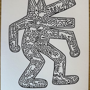 Keith Haring | Dog Lithograph Print | Limited edition | Signed & Numbered