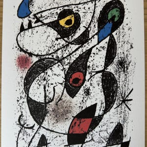 ジョアン・ミロ | A L&#39;encre II リトグラフ | 限定版 | サイン＆ナンバー入り