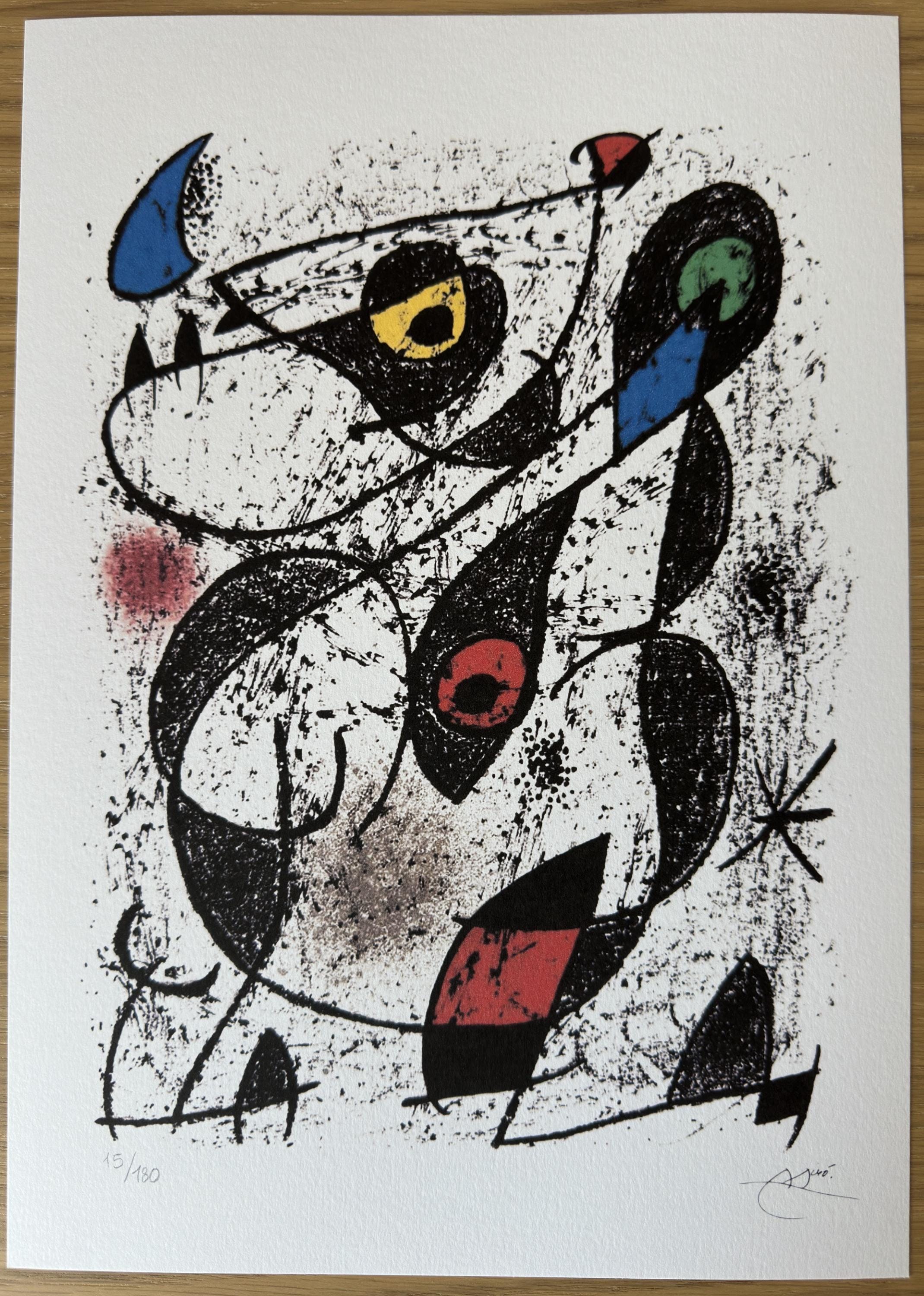 ジョアン・ミロ | A L'encre II リトグラフ | 限定版 | サイン