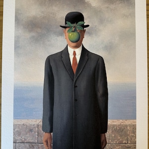 René Magritte | Syn Człowieczy, litografia | Edycja limitowana | Podpisane i numerowane