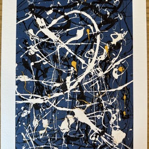 Jackson Pollock | Limited edition Lithograph Print | Signed & Numbered