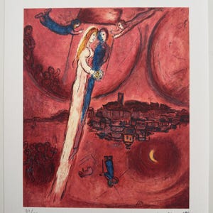 Marc Chagall | Le Cantique des Cantiques Lithograph | Limited edition | Signed & Numbered