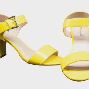 Ladies Shoes For Women Party  and Casual MID Heel Ankle Strap Sandals