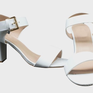 Ladies Shoes foe Women Party and Casual MID Heel Ankle Strap Sandals
