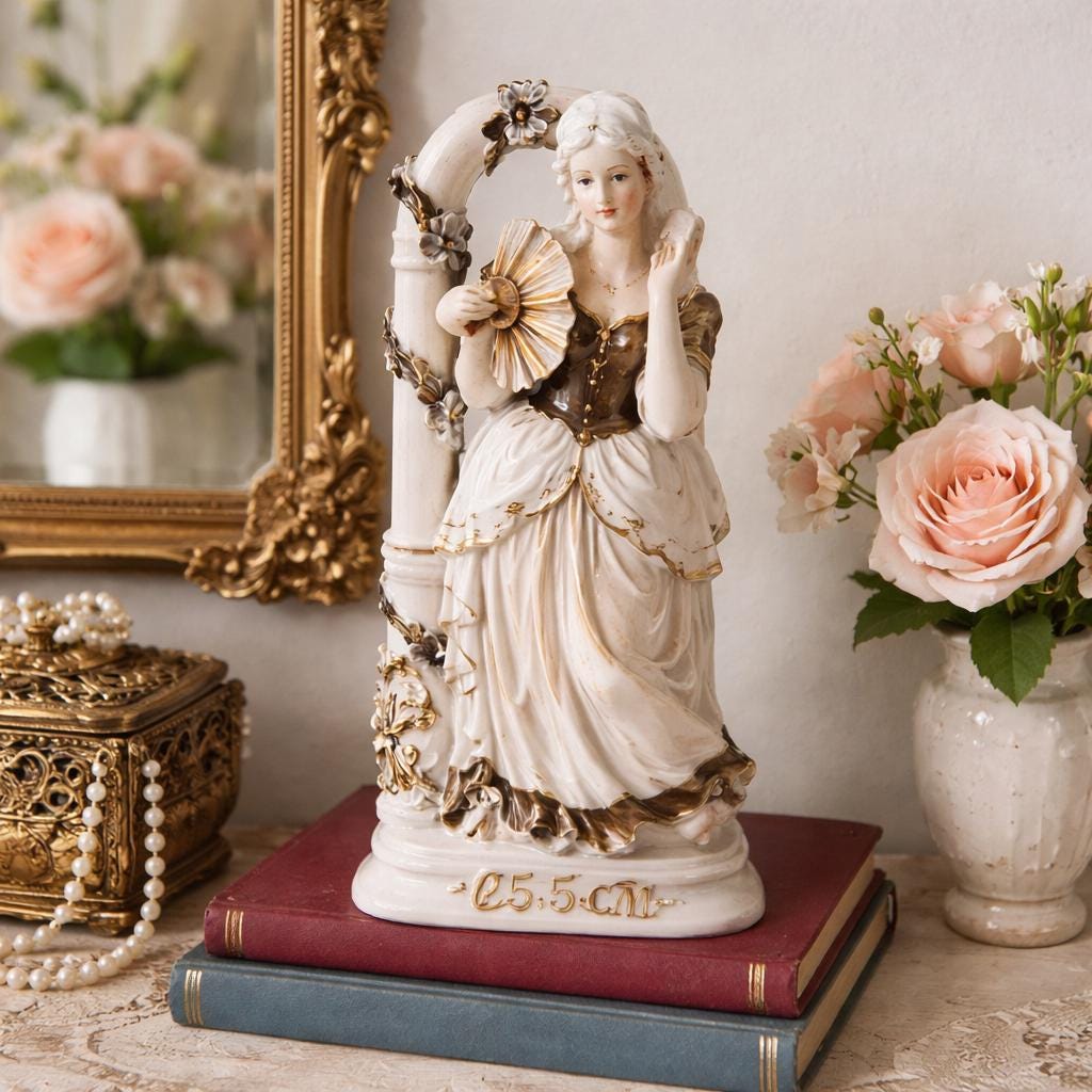 Porcelain lady figurines - Etsy 日本