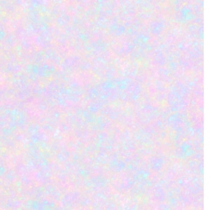 Op de afbeelding: Een zachte, pastelkleurige achtergrond met een gespikkeld patroon. De kleuren omvatten lichtroze, blauw en geel, waardoor een dromerig, iriserend effect ontstaat. De algehele textuur lijkt enigszins wazig, wat een zacht, etherisch gevoel geeft.