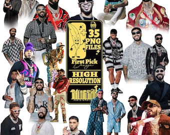 Anuel AA PNG Clipart: Anuel Singer Designs (35 Files) (Digital Download)