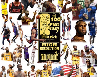 LeBron James PNG Clipart: NBA Basketball Stickers (103 Files)