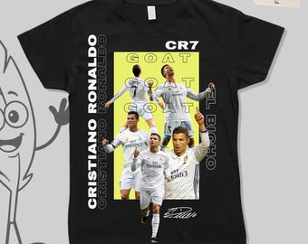 Cristiano Ronaldo Real Madrid T-shirt Design, CR7 PNG (digital