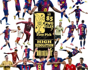 Lewandowski PNG Clipart: Lewandowski Football Designs (85 Files) (Digital Download)