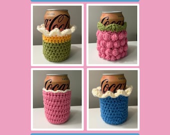 4-in-1 Can Koozie/Cozy Crochet Pattern - Gifts of Grace Crochet