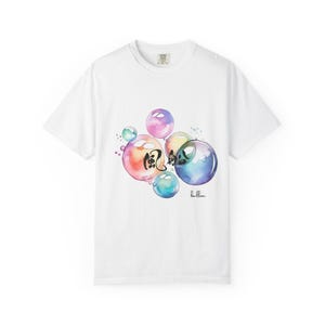 Bubble Art Unisex T-Shirt, Relaxed Fit Tee, Summer Vibe Shirt, Gift for Dreamers, Casual Wear, Fun Graphic Top