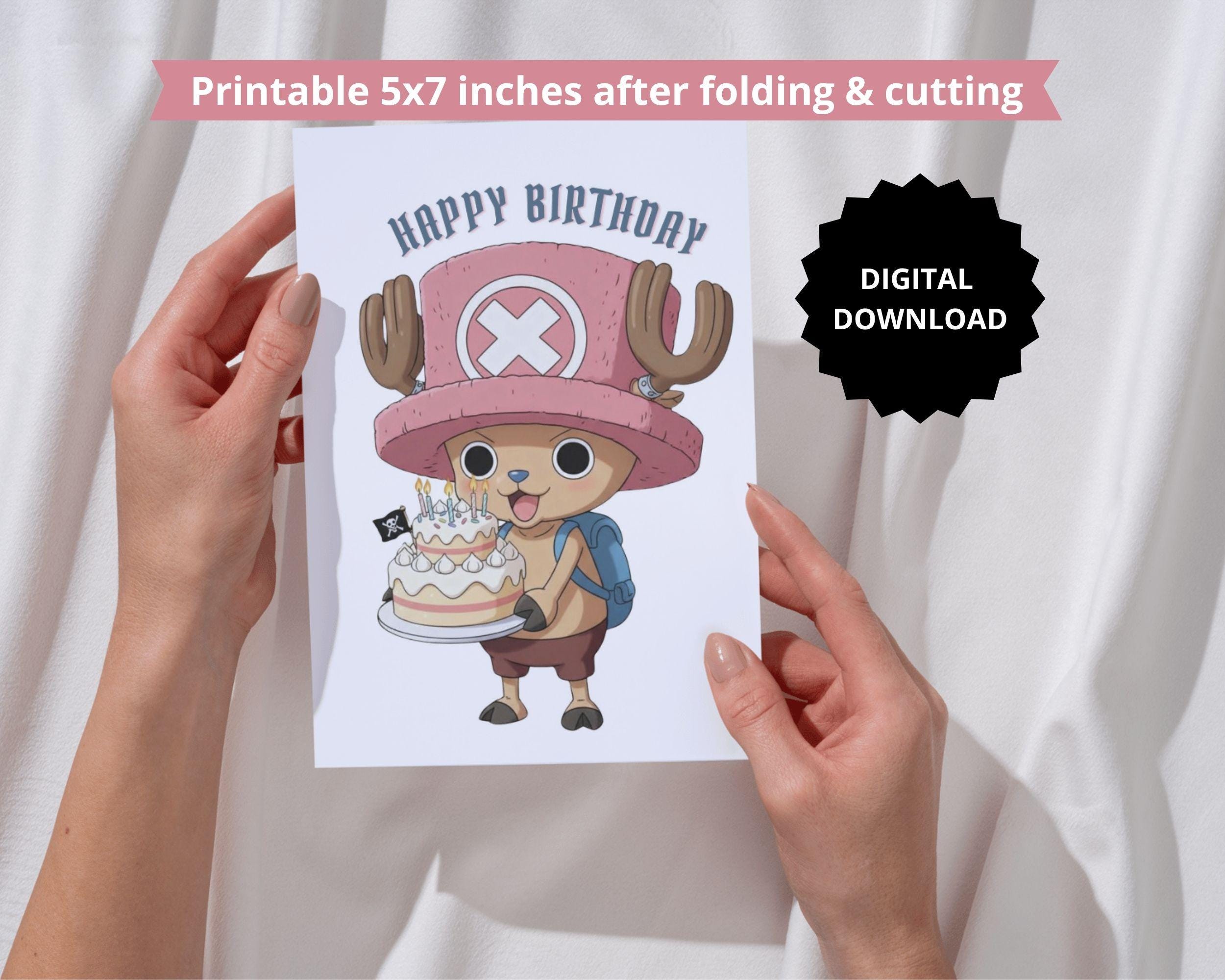 One piece bday greeting card - Etsy 日本