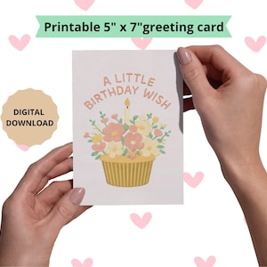 A little birthday wish - Birthday card