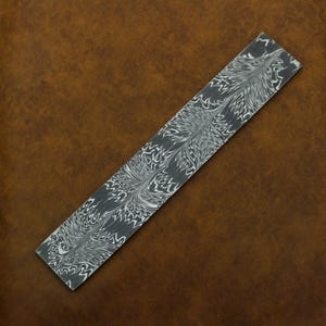 Custom Handmade steel Feather billet bar for knife Making, damascus billet Handmade Damascus, Billet bar knife making, gift for him