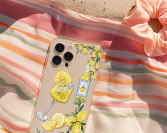 Citroen telefoonhoesje, iPhone 13, 14, 15, 16 Pro Max Plus hoesje & Samsung Galaxy S23, S24, S25 hoesje, citroen design, zomer