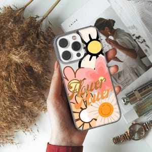 Bloemen telefoonhoesje, iPhone telefoonhoesje, retro hoesje, boho hoesje, cadeau voor vriendin, Samsung telefoonhoesje, vintage telefoonhoesje, smartphonehoesje
