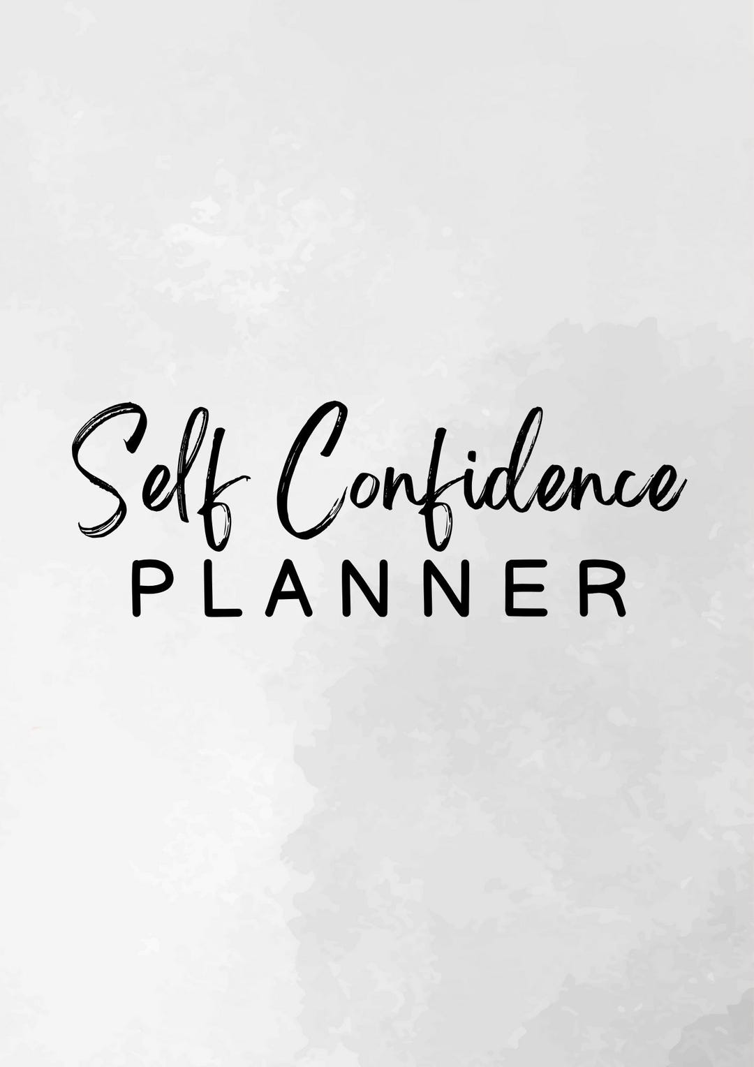 Self Confidence Journal: Printable Self-esteem Planner With ...