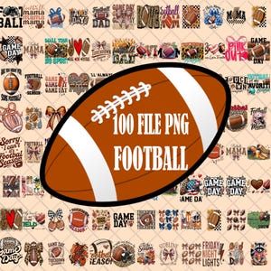 Football Png Bundle, Football Team Png, Mother Day Png, Football Mama Png, Game Day Png, Football Design Png, Digital File