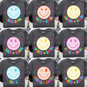 Back to School PNG Bundle, Hello Pre-k 1st 2nd 3rd Grade Png, Smiley First Day of School Hand Drawn, Girl Back to School, Teacher Png