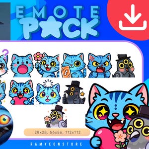 Kpop Demon Hunters Tiger & Bird Twitch Emotes 11 Pack | Cute Chibi VTuber Emote | Kick | Subtitle Emotes | Anime Emote | Stream PNG Assets