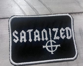 Geist Band Satanized Patch Aufnäher zum aufbügeln oder aufnähen